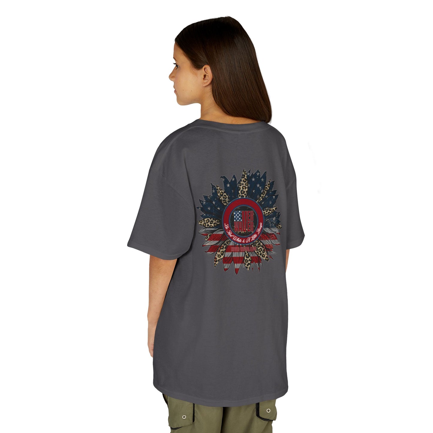 Kids Heavy Cotton™ Never Waver  Be Red White and- A Little Bougie Stylish, Comfortable Everyday Wear