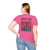 Houston Fans Never Waver Unisex Softstyle T-Shirt