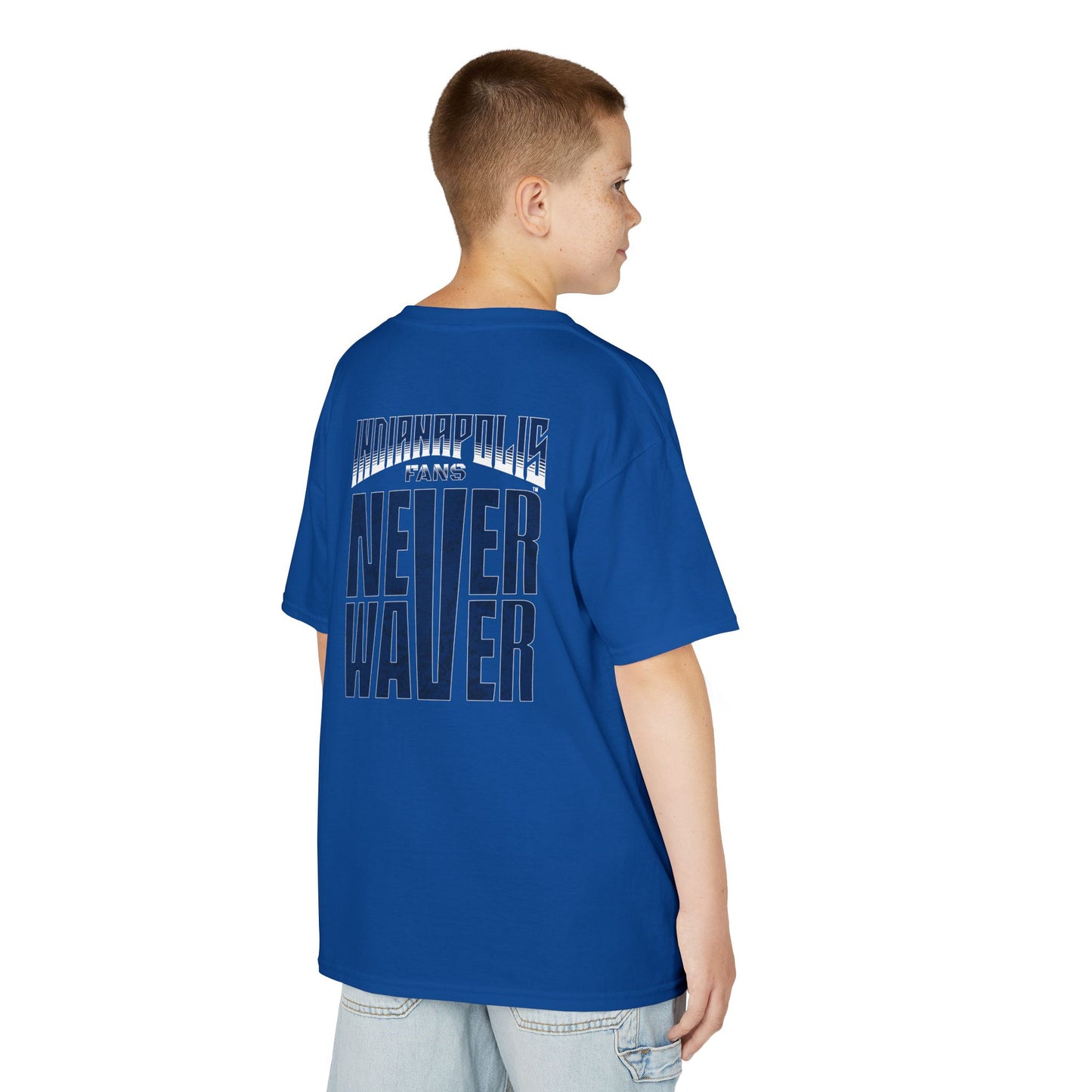 Indianapolis Fans Never Waver Kids Heavy Cotton™ Tee