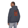 Cleveland Fans Never Waver w Leopard Football Unisex Hoodie - Cozy Heavy Blend Sweatshirt for Comfort and Style