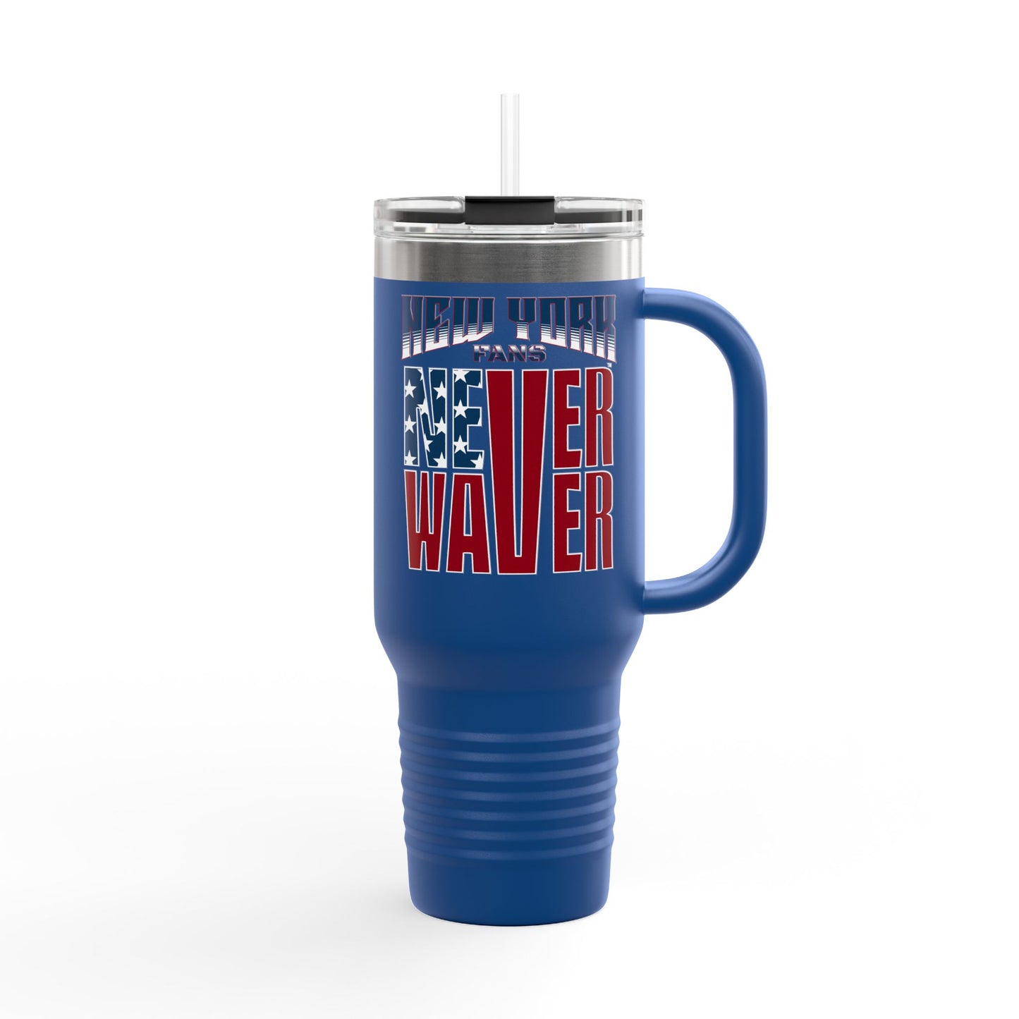 New York Fans Never Waver Insulated Travel Mug, 40oz