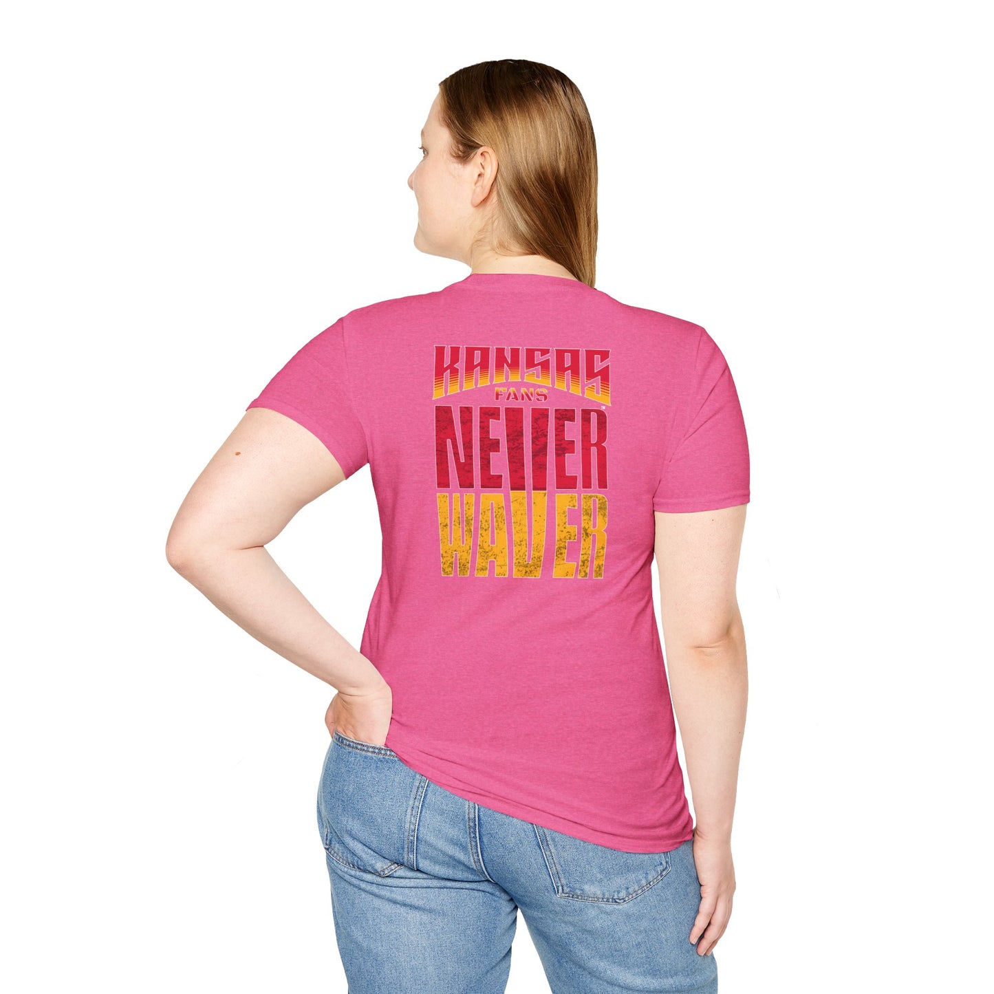 Kansas Fans Never Waver T-Shirt