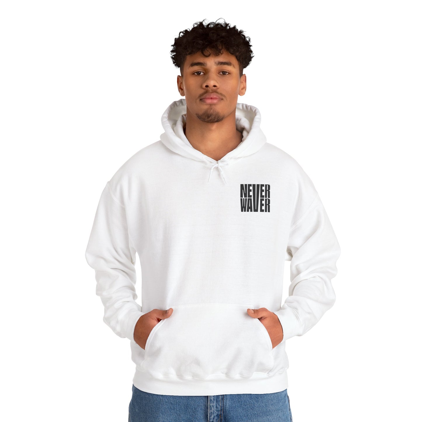 'Never Waver Best Buckin' Dad Ever ' Unisex Heavy Blend™ Hoodie