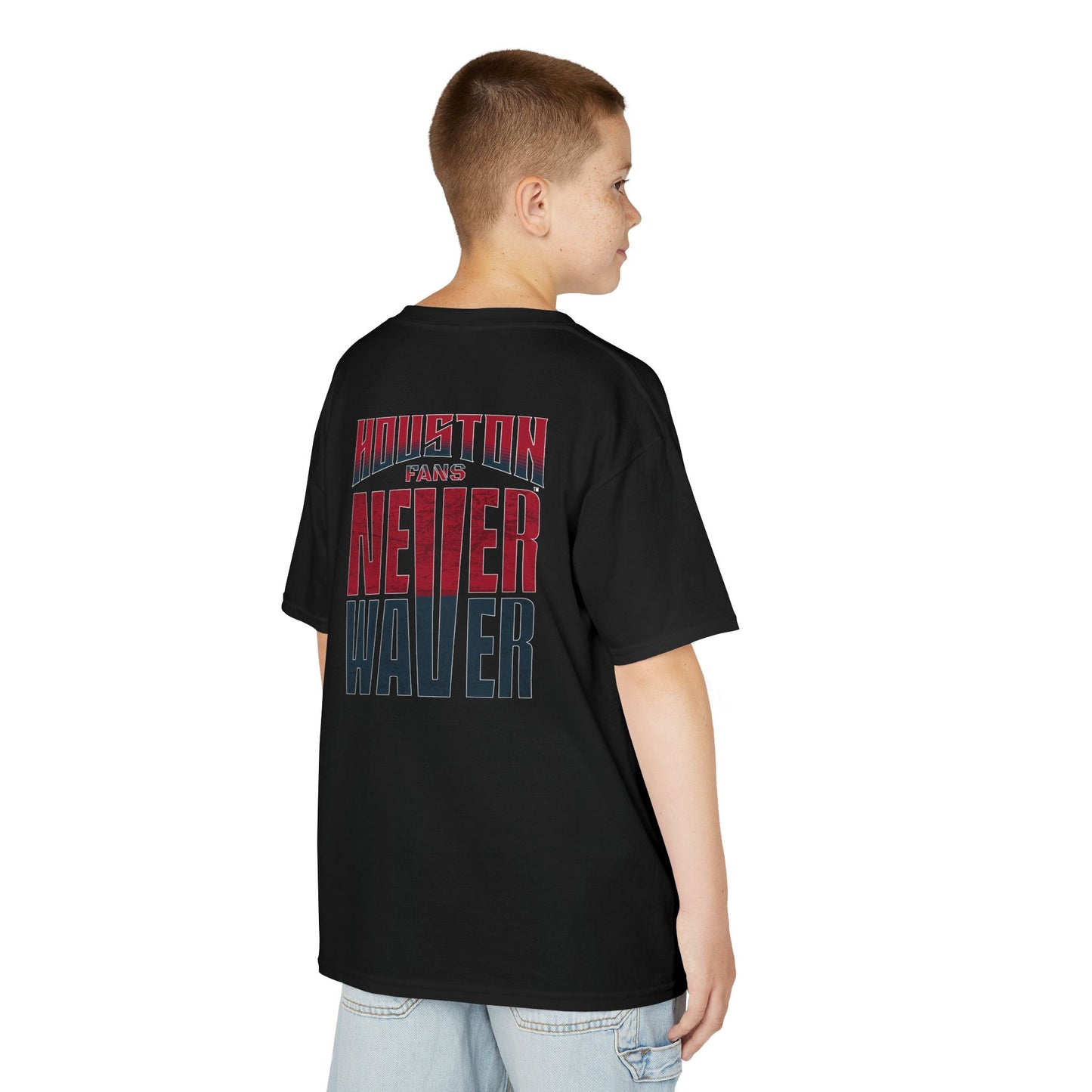 Houston Fans Never Waver Kids Heavy Cotton™ Tee