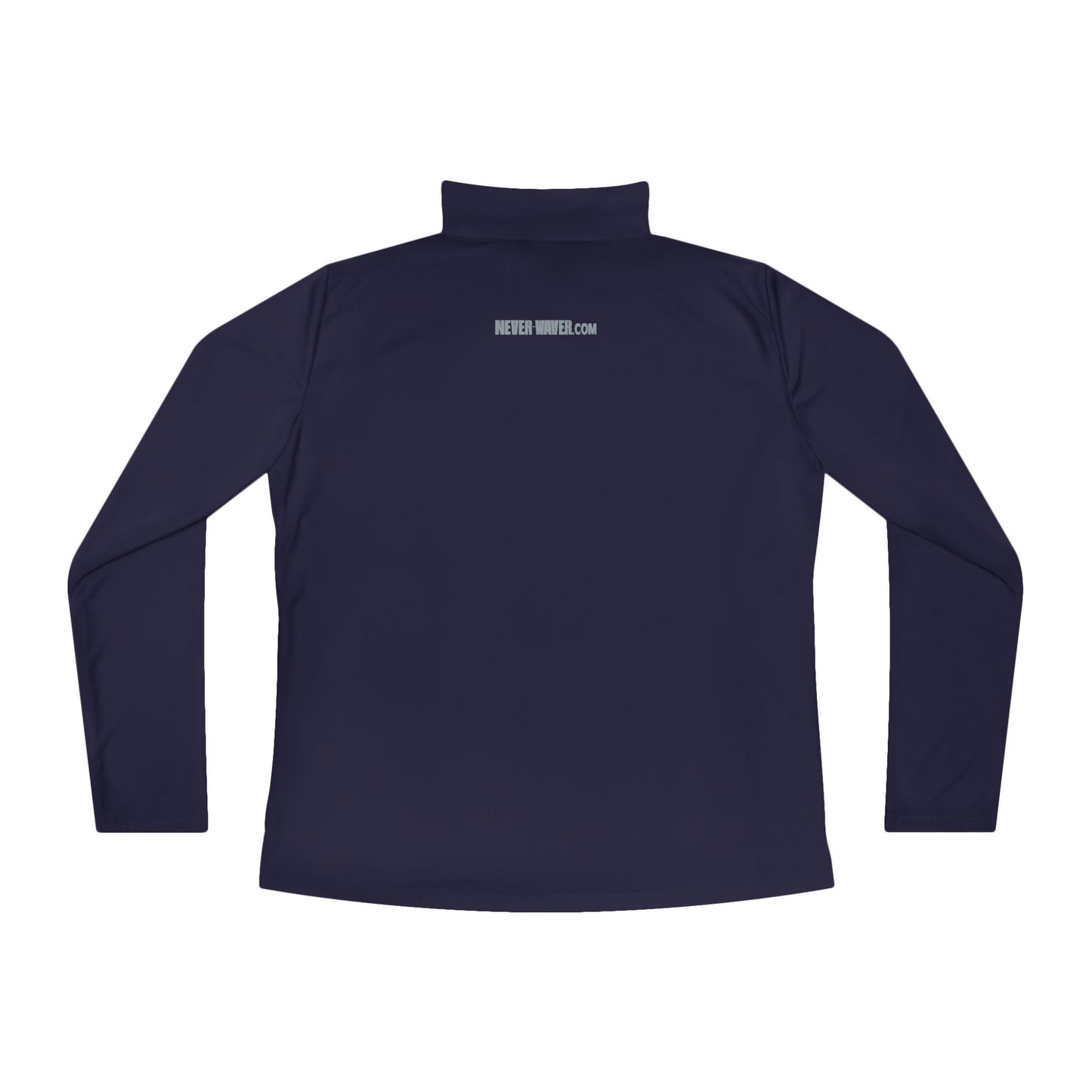 Ladies Quarter-Zip Pullover - Never Waver Activewear