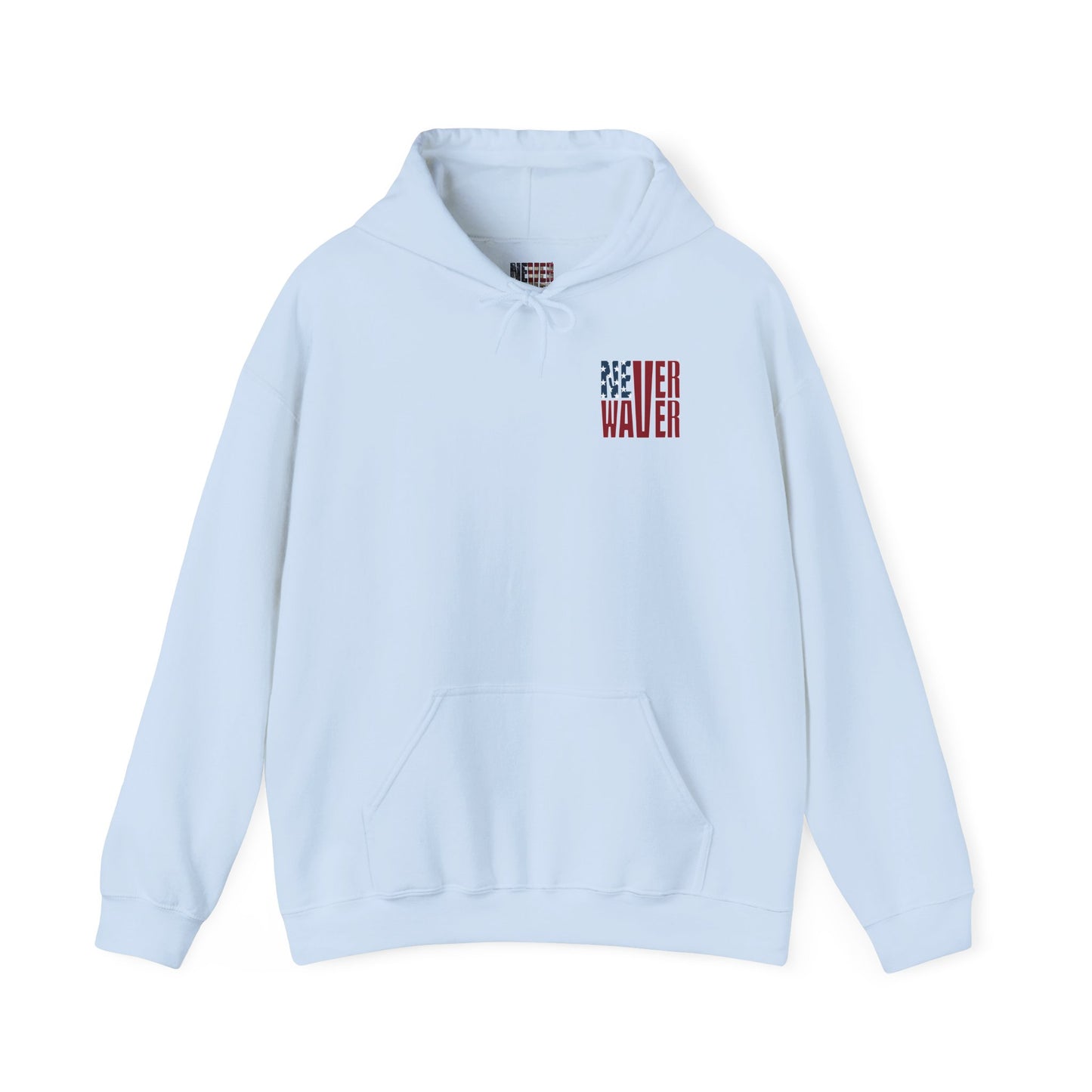 'New York Fans Never Waver' American Flag Design Unisex Heavy Blend™ Hoodie