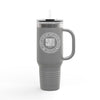 Never Waver I Don't Ride on the Crazy Train I Drive It Insulated Travel Mug, 40oz