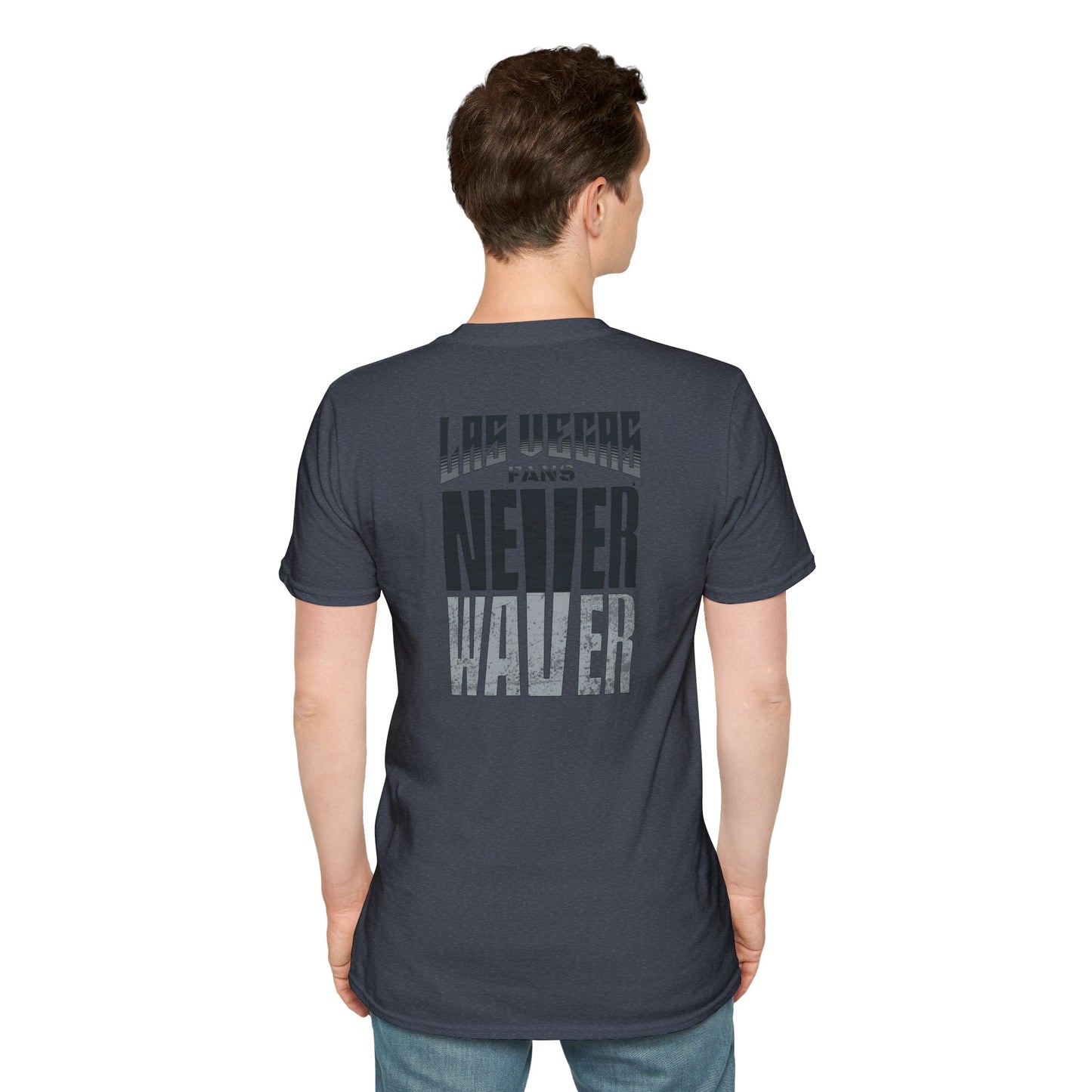 Las Vegas Fans Never Waver Unisex Softstyle T-Shirt