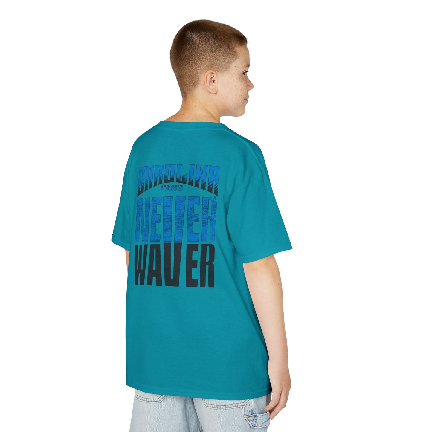 Carolina Fans Never Waver Kids Heavy Cotton™ Tee