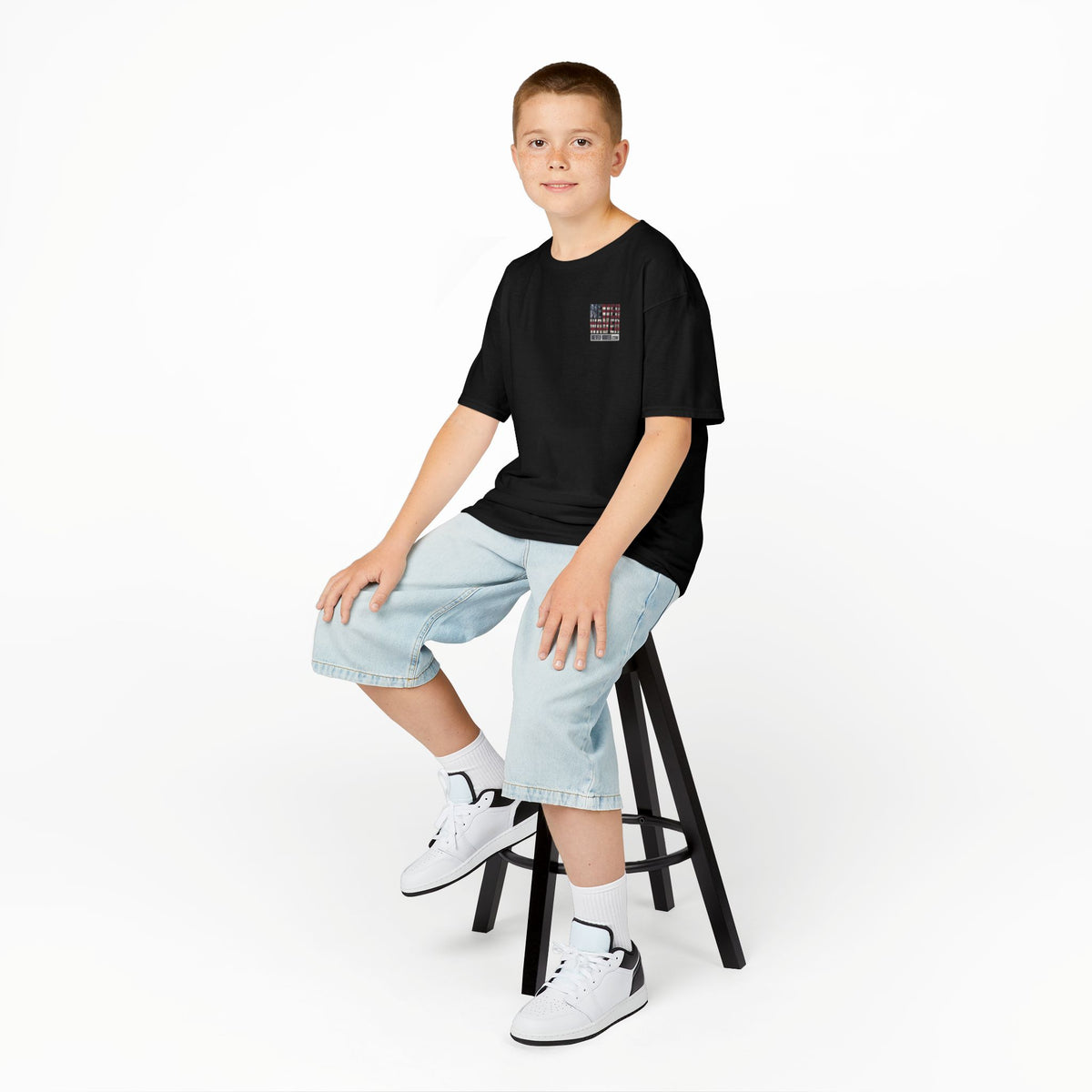 Never Waver® Earn It T-Shirt | Old-School Backbone | Kids Tee