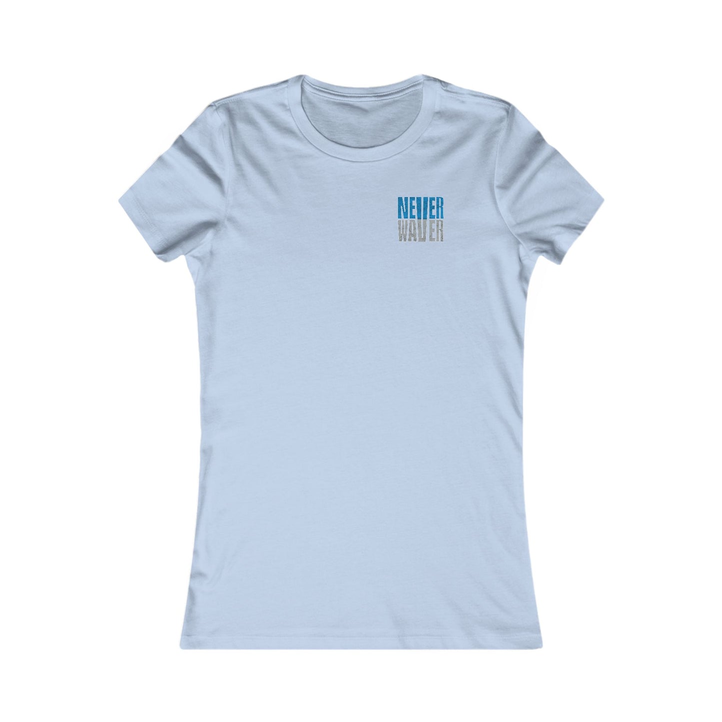 Detroit Fans Never Waver W-Leopard Football Women's Favorite Tee