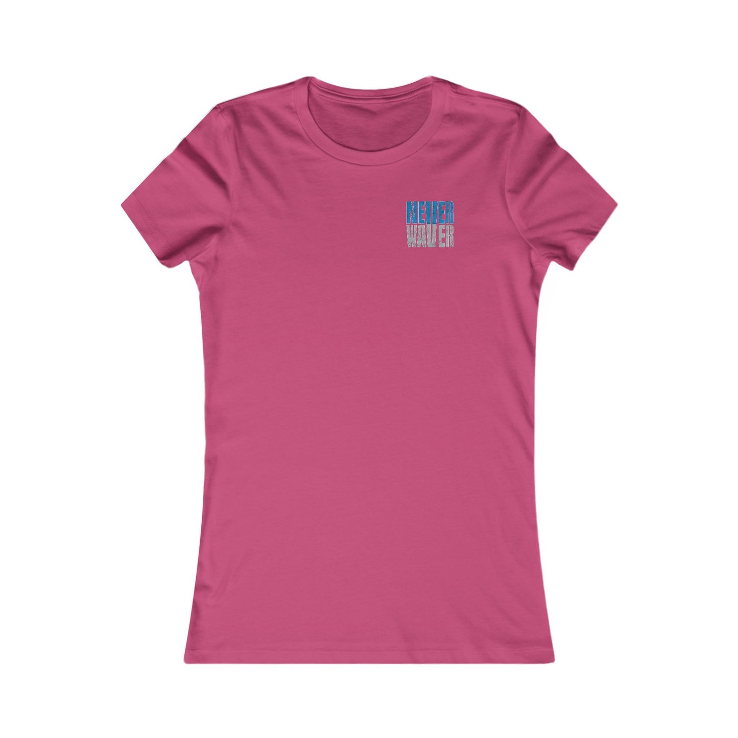 Detroit Fans Never Waver W-Leopard Football Women's Favorite Tee
