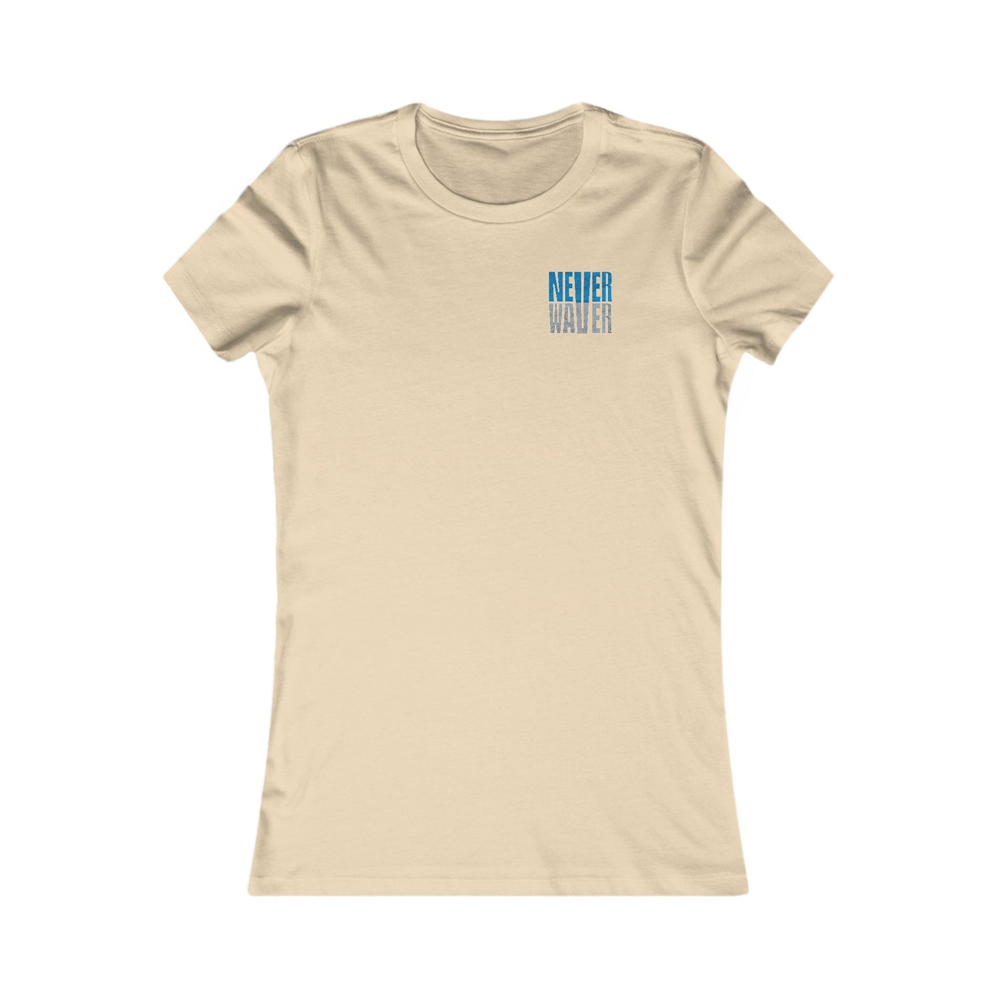 Detroit Fans Never Waver W-Leopard Football Women's Favorite Tee