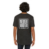 Never Waver Logo T-Shirt — Men's Graphic Tee (Box Logo Front & Back)