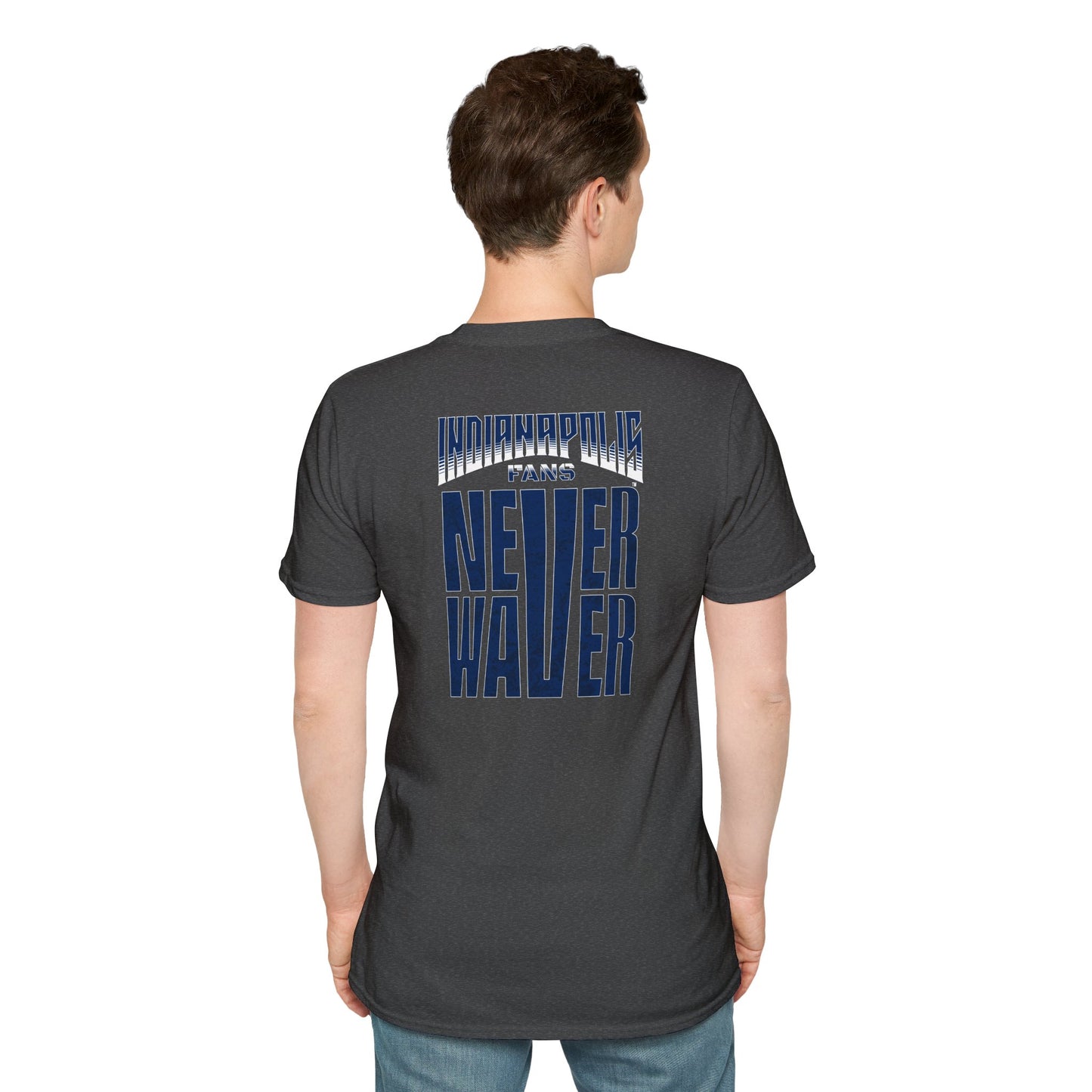 Indianapolis Fans Never Waver Unisex Softstyle T-Shirt