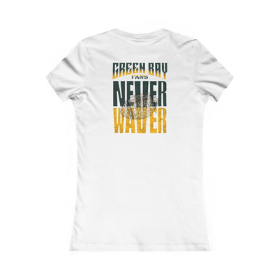 Green Bay Fans Never Waver With Leopard Football Women's Favorite Tee