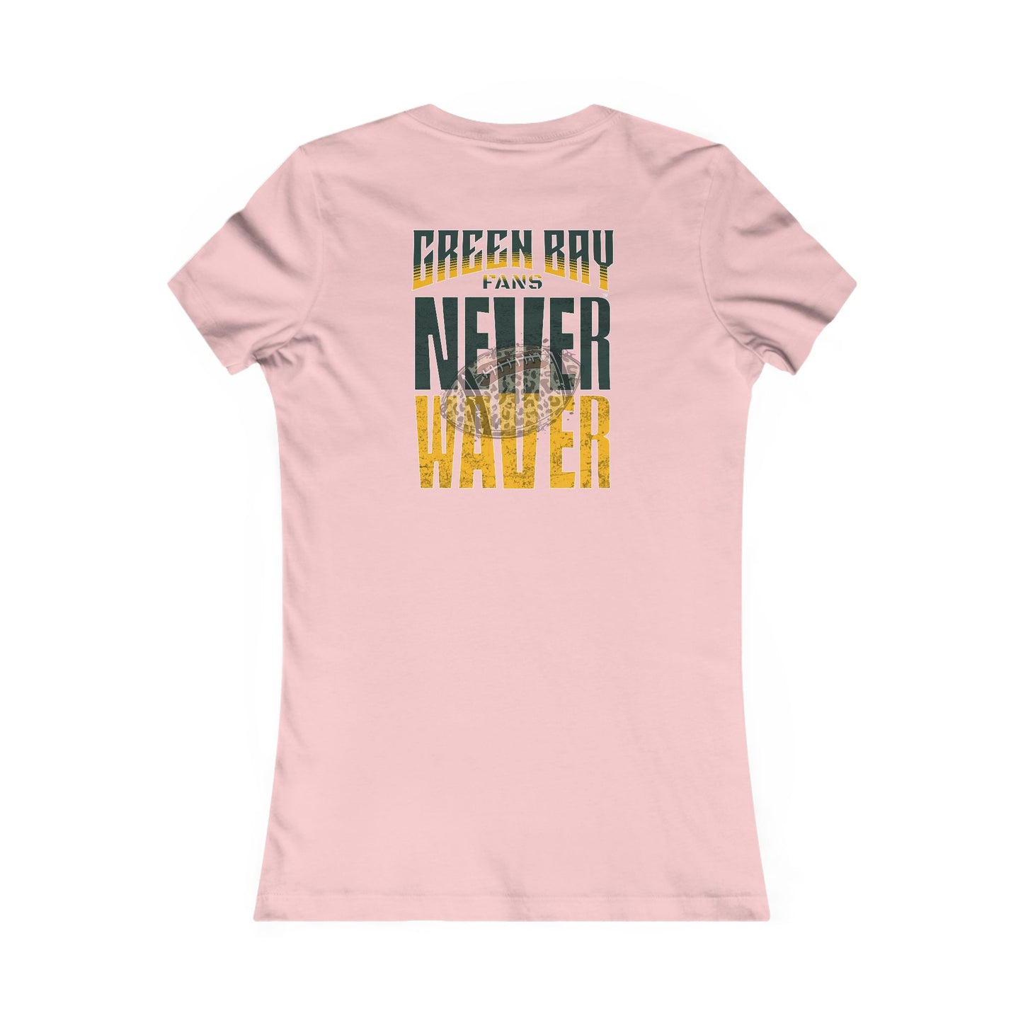 Green Bay Fans Never Waver With Leopard Football Women's Favorite Tee