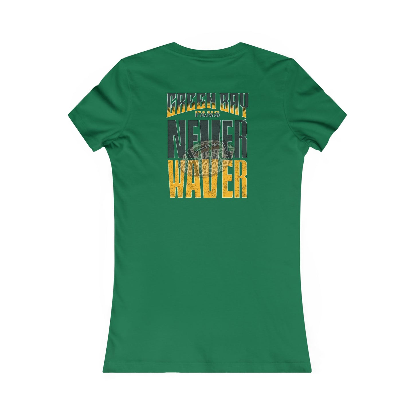 Green Bay Fans Never Waver With Leopard Football Women's Favorite Tee