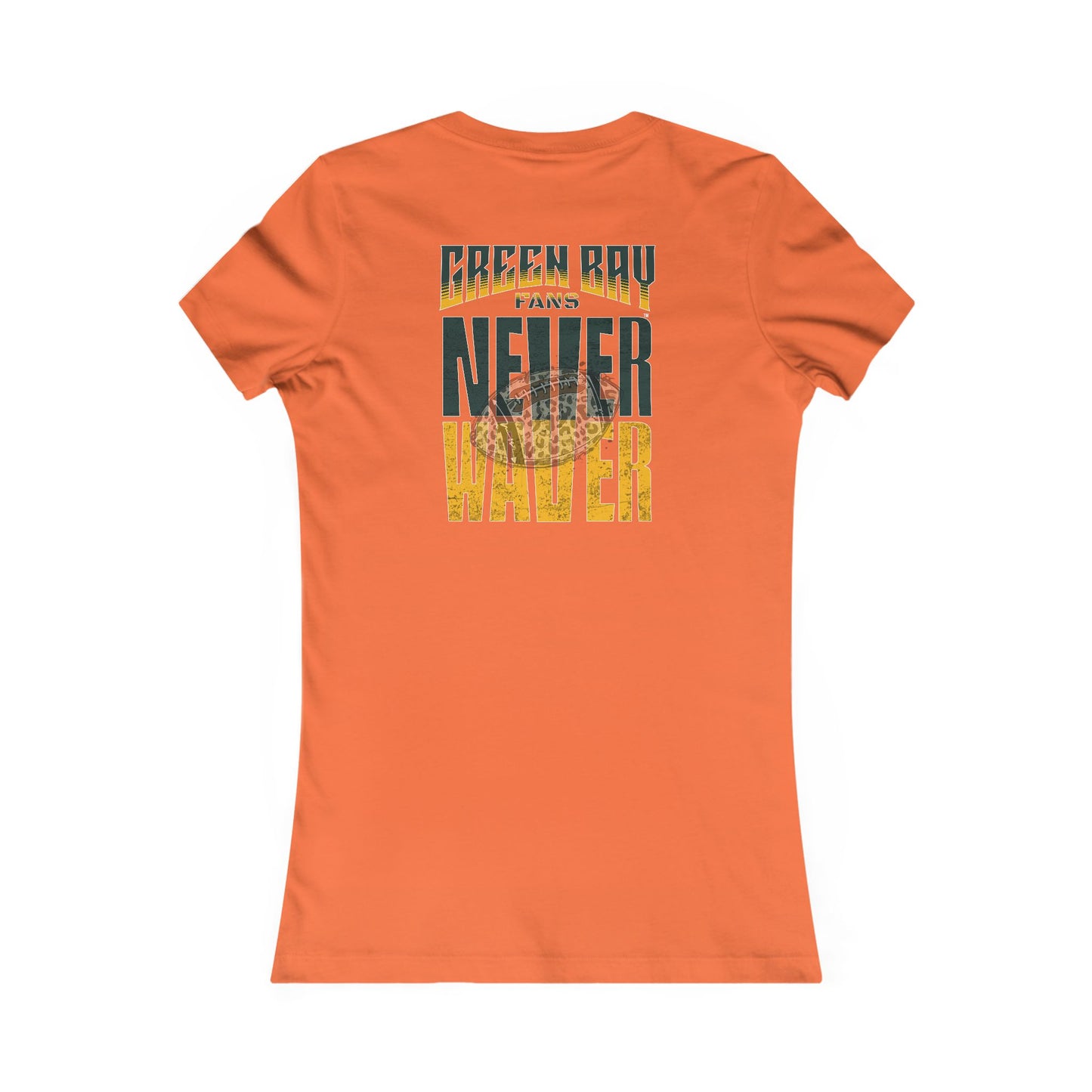 Green Bay Fans Never Waver With Leopard Football Women's Favorite Tee