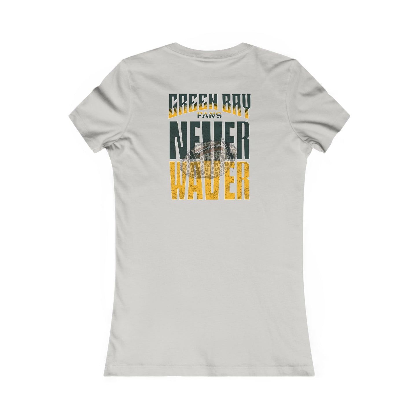 Green Bay Fans Never Waver With Leopard Football Women's Favorite Tee