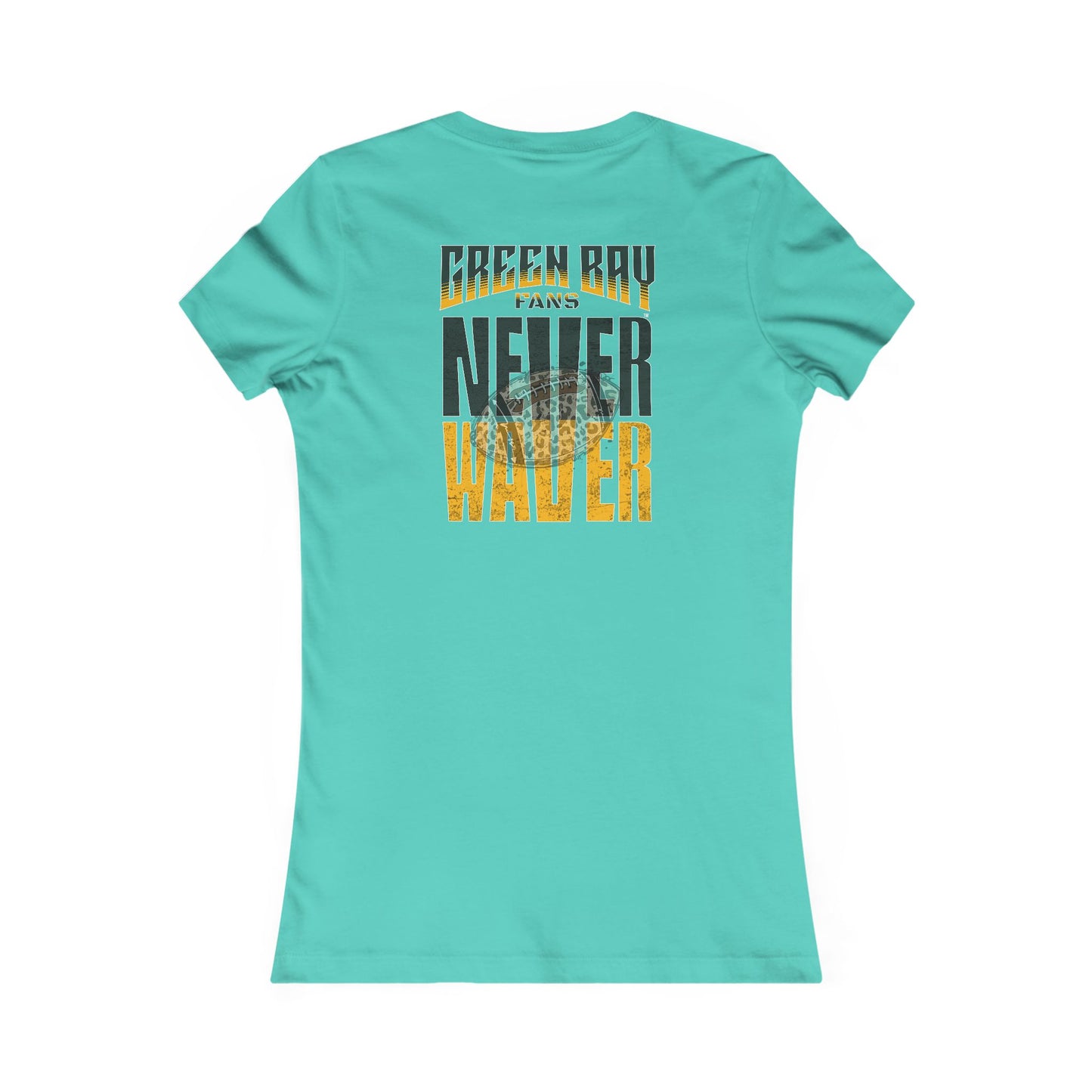Green Bay Fans Never Waver With Leopard Football Women's Favorite Tee