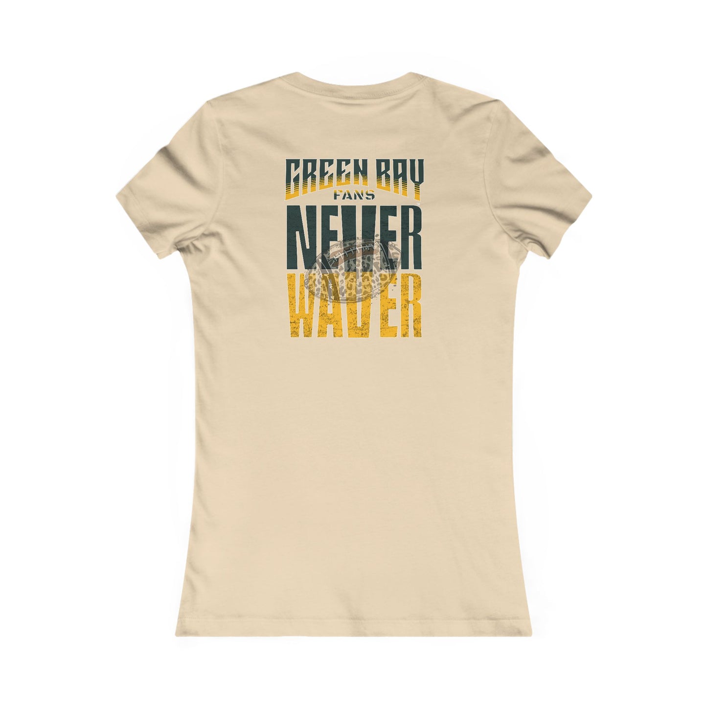 Green Bay Fans Never Waver With Leopard Football Women's Favorite Tee