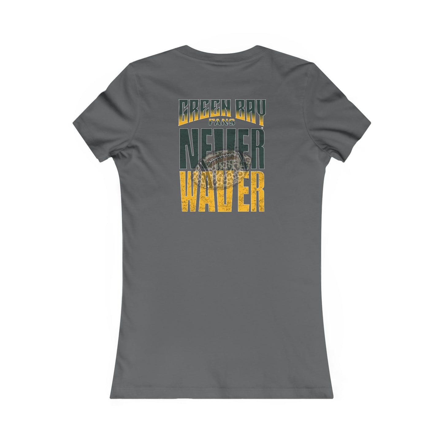 Green Bay Fans Never Waver With Leopard Football Women's Favorite Tee