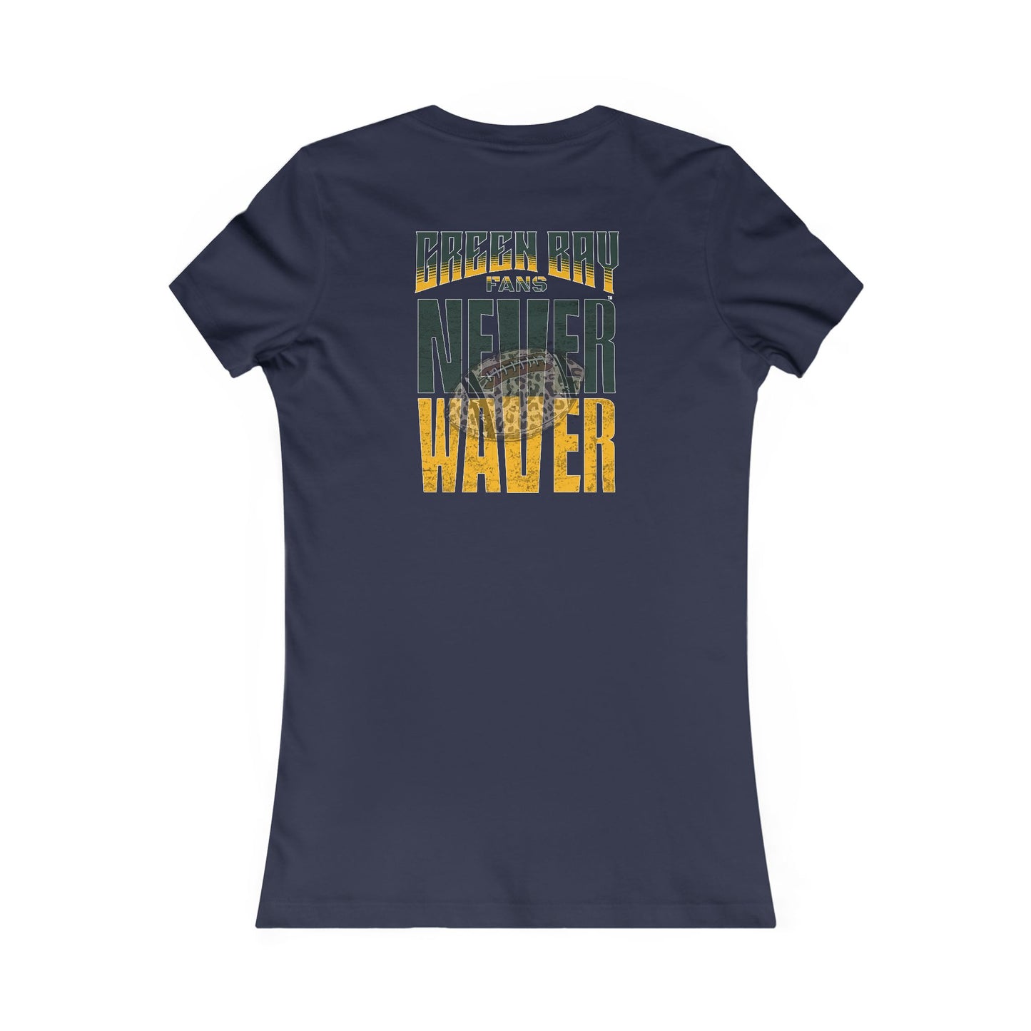 Green Bay Fans Never Waver With Leopard Football Women's Favorite Tee