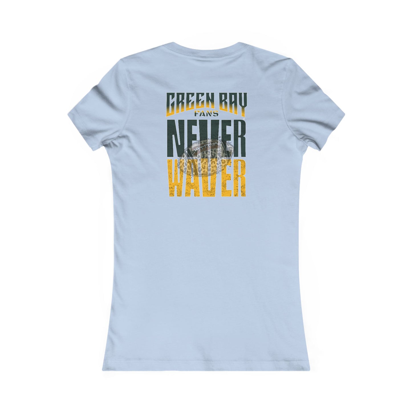 Green Bay Fans Never Waver With Leopard Football Women's Favorite Tee
