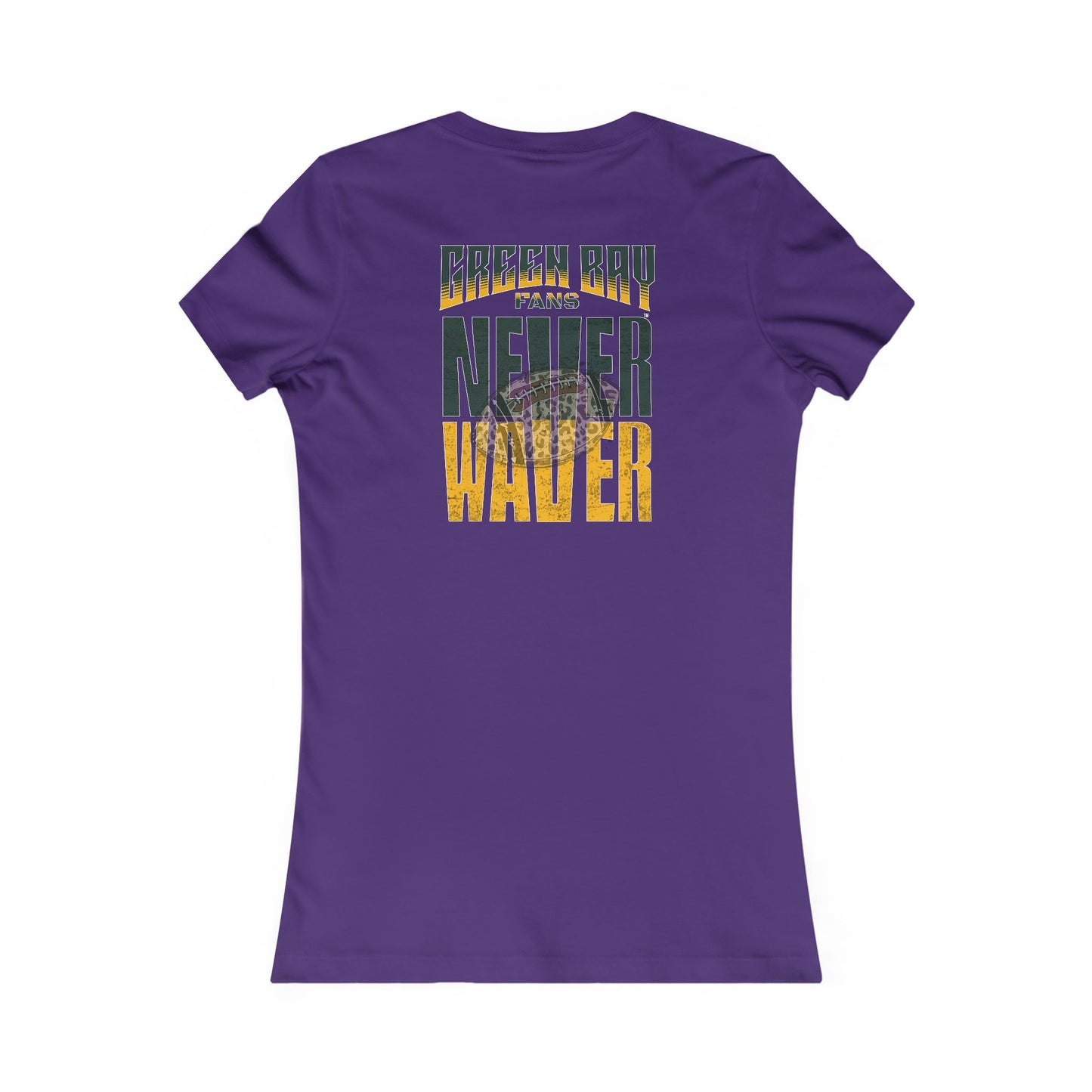 Green Bay Fans Never Waver With Leopard Football Women's Favorite Tee