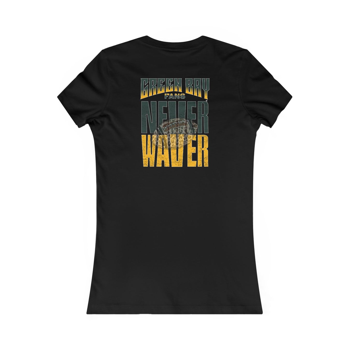 Green Bay Fans Never Waver With Leopard Football Women's Favorite Tee