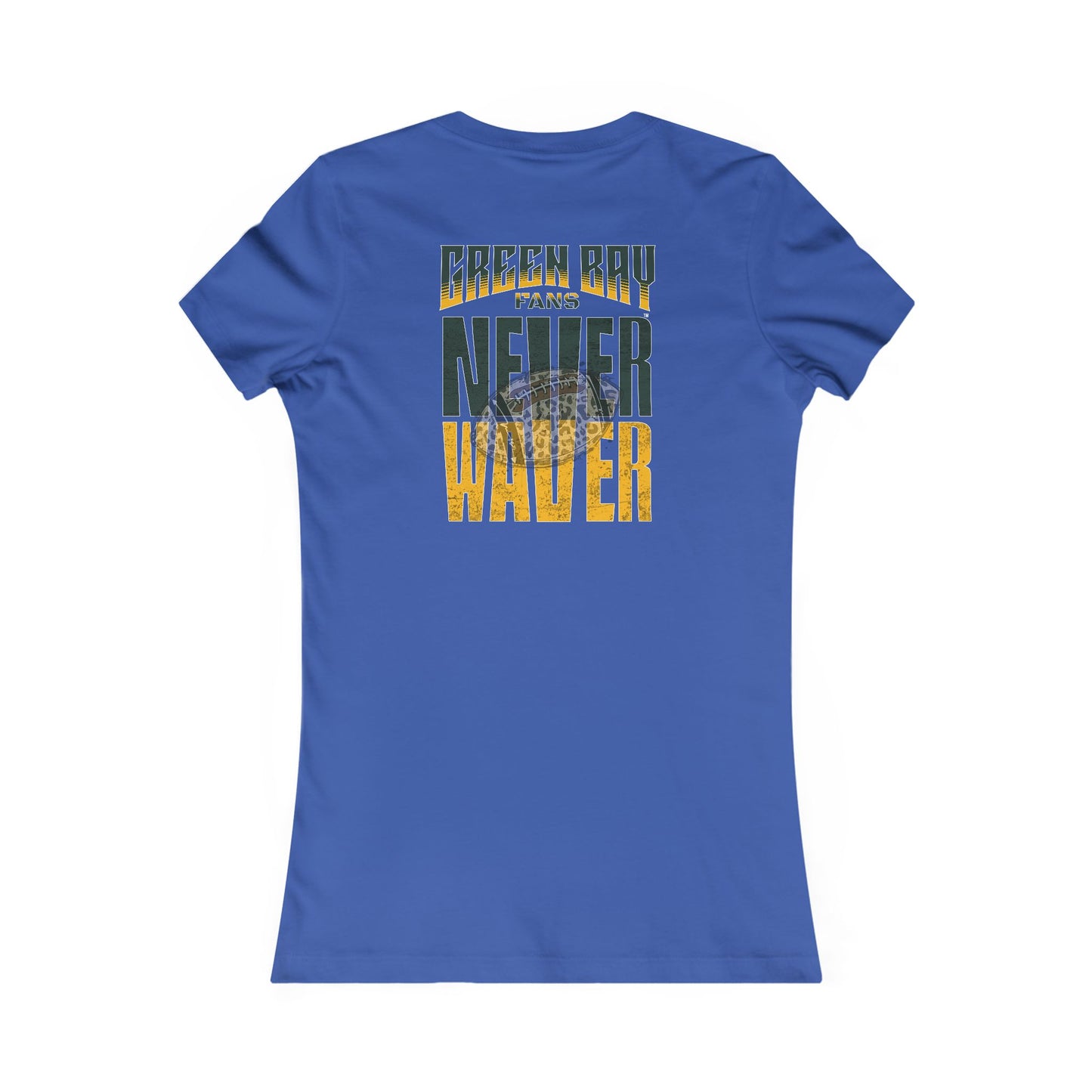 Green Bay Fans Never Waver With Leopard Football Women's Favorite Tee