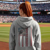 Never Waver — 'Came Out Swinging' Motivational Graphic Hoodie