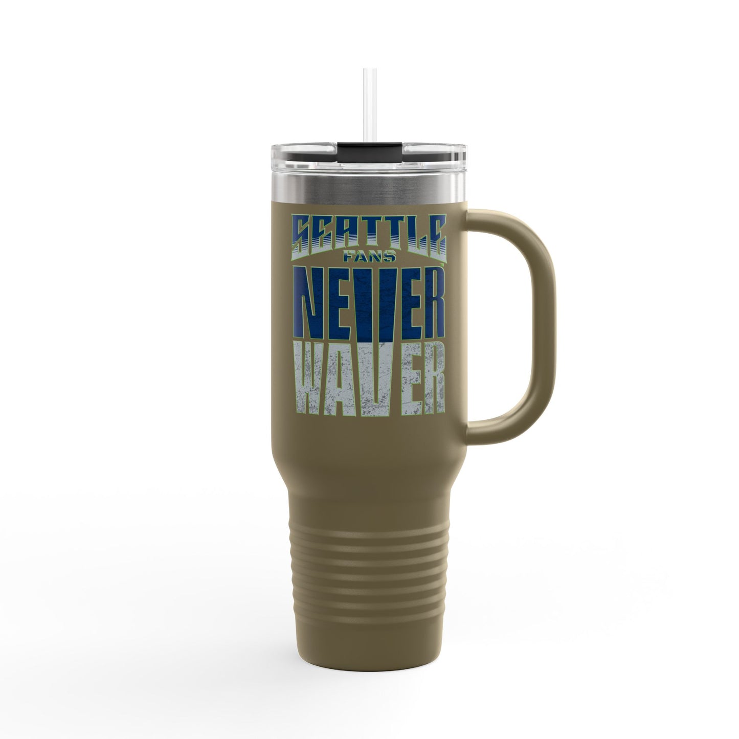 Seattle Fans Never Waver Insulated Travel Mug, 40oz