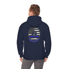Never Waver Always Back the Blue Hooded Sweatshirt - Unisex Heavy Blend™