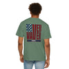 'Never Waver' Design Patriotic Unisex Garment-Dyed T-Shirt