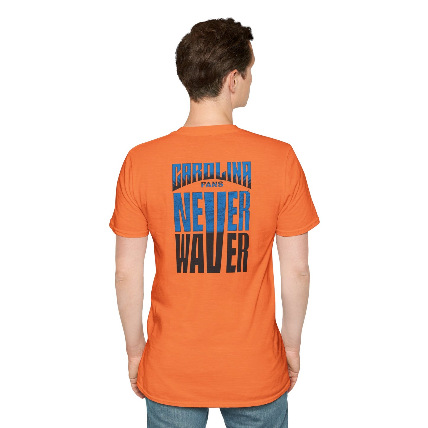 Carolina Fans Never Waver Unisex Softstyle T-Shirt