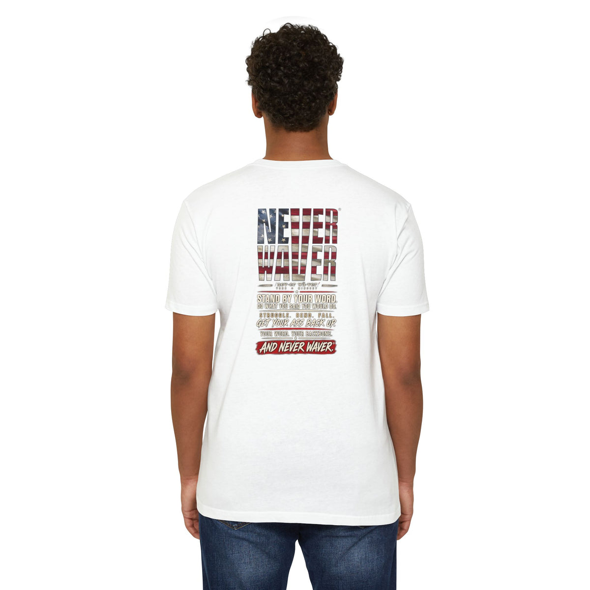 Never Waver Definition Men’s Crew T-Shirt