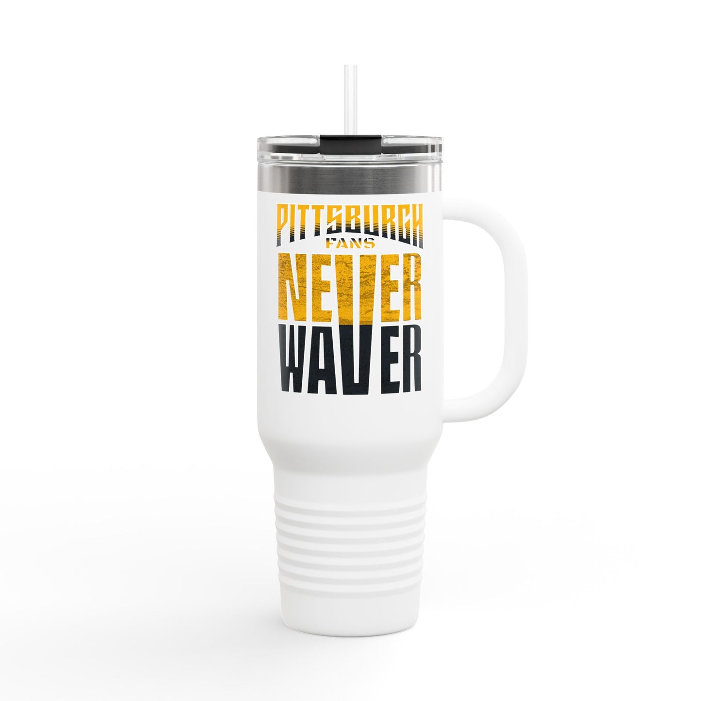 Pittsburgh Fans Never Waver Insulated Travel Mug, 40oz
