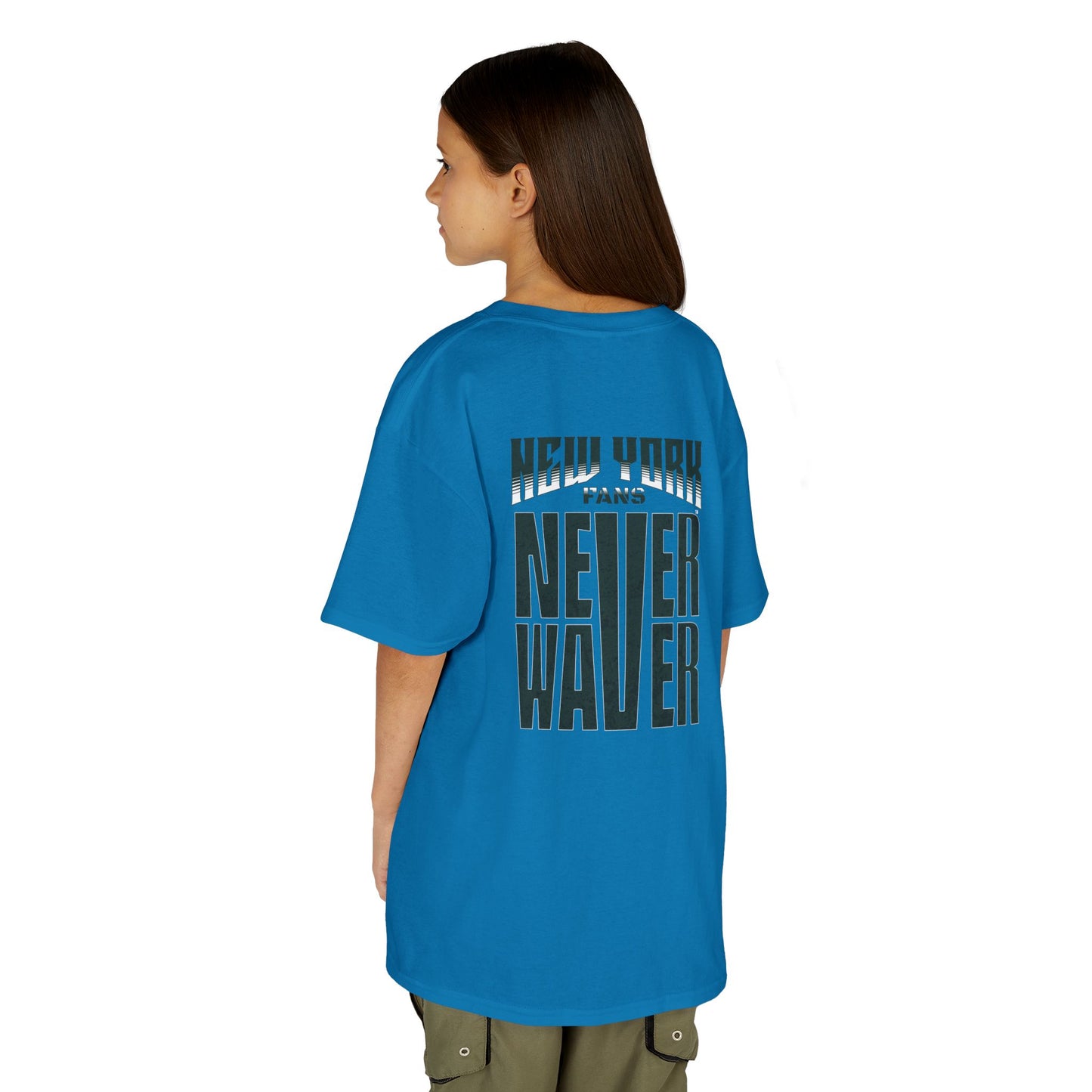 New York  Fans Never Waver Kids Heavy Cotton™ Tee