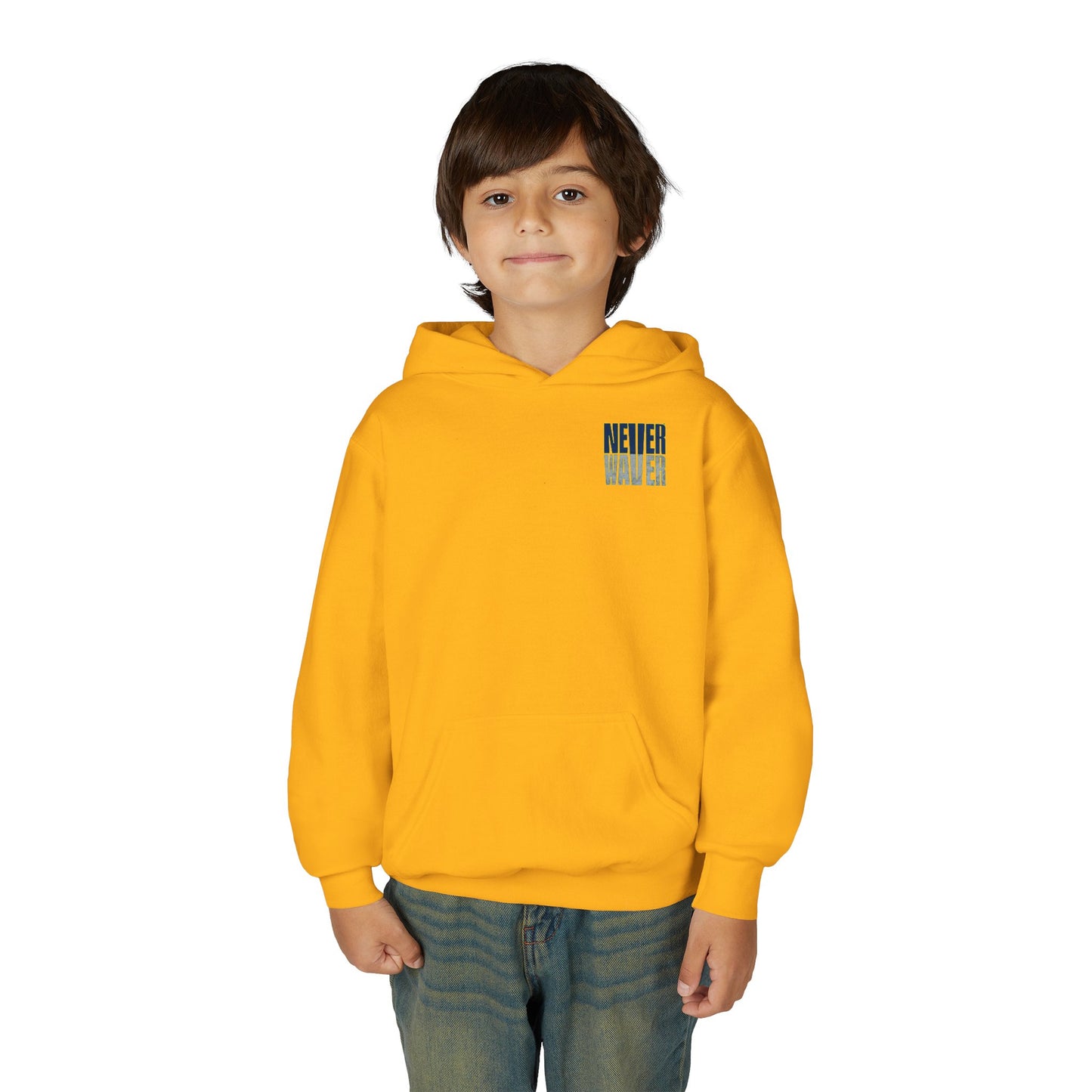 Seattle Fans Never Waver Youth Heavy Blend Hooded Sweatshirt