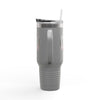 Never Waver 40oz Insulated Travel Mug — "Kick Fear in the Teeth"