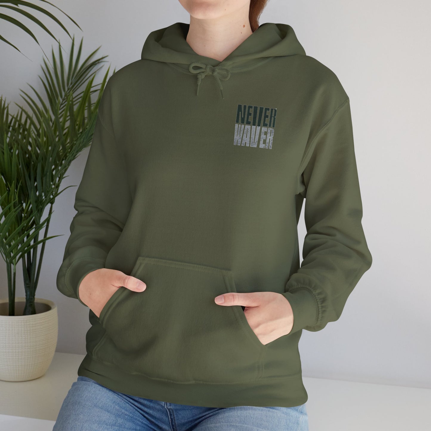 Philadelphia Fans Never Waver Unisex Heavy Blend™ Hooded Sweatshirt