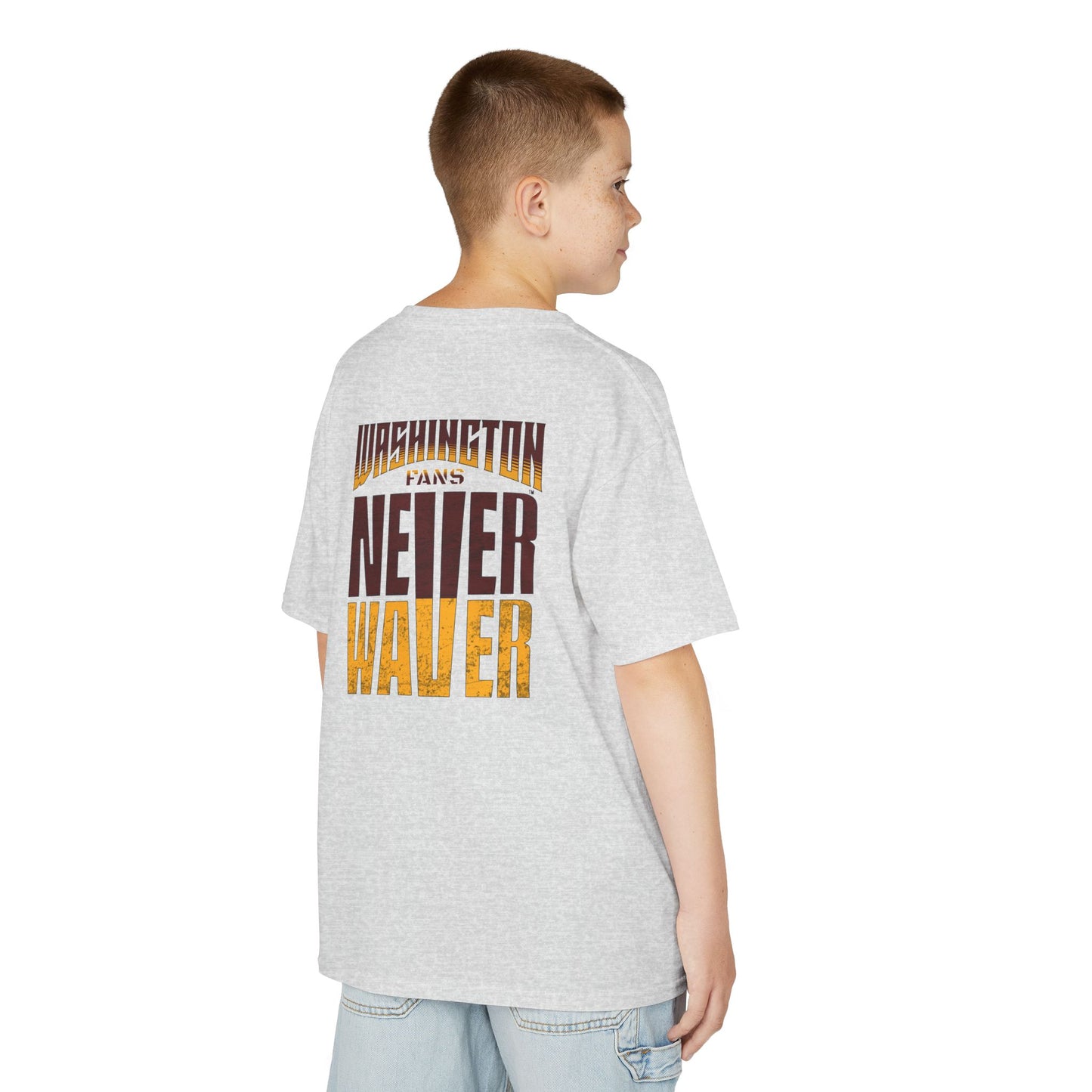 Washington Fans Never Waver Kids Heavy Cotton™ Tee