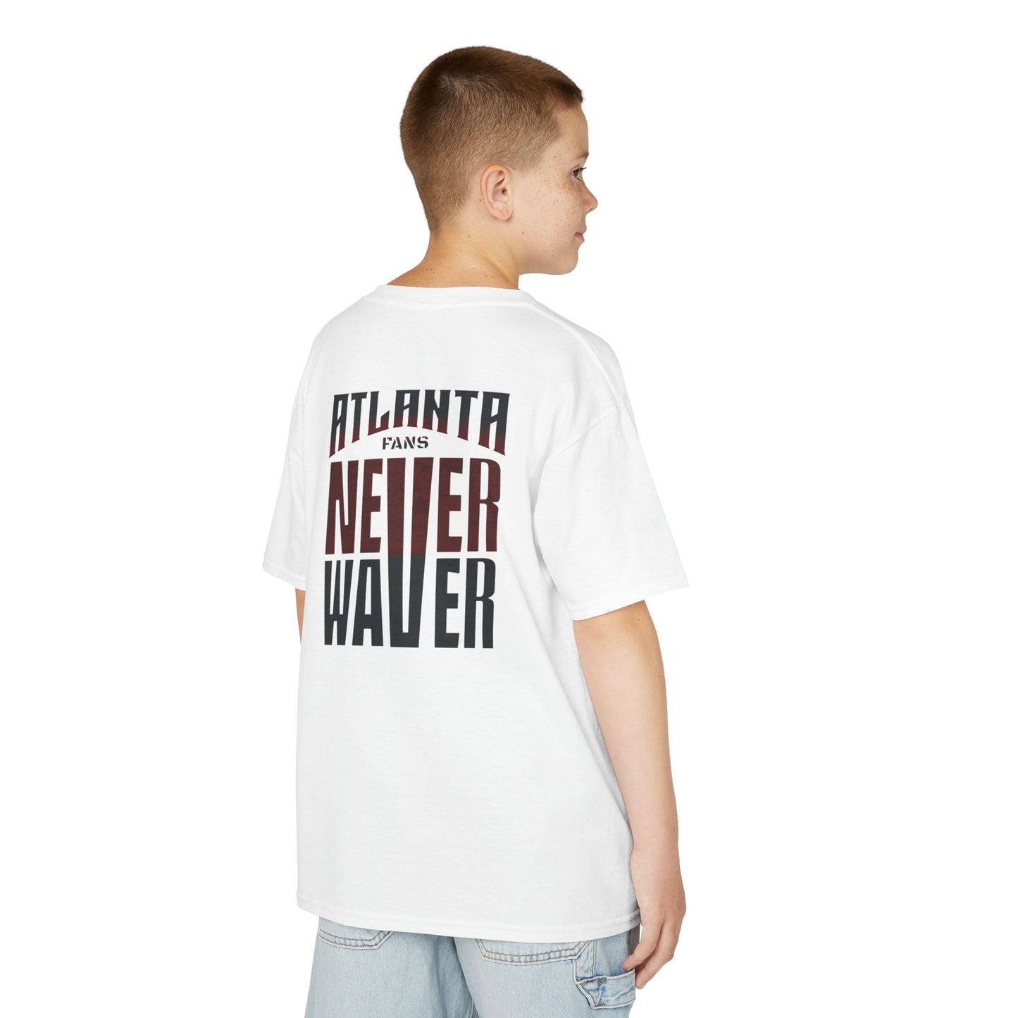 Atlanta Fans Never Waver Kids Heavy Cotton™ Tee