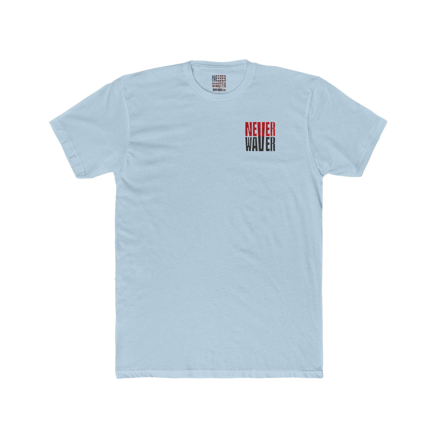 Tampa Bay Fans Never Waver Unisex Cotton Crew Tee