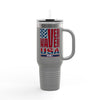 Never Waver USA Insulated Travel Mug, 40oz