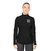 Never Waver Leopard Ladies Quarter-Zip Pullover