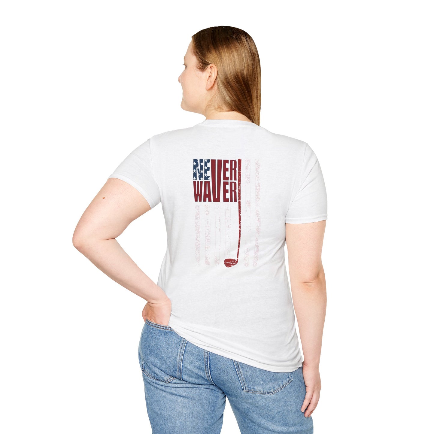 Never Waver Golf Unisex Soft style T-Shirt