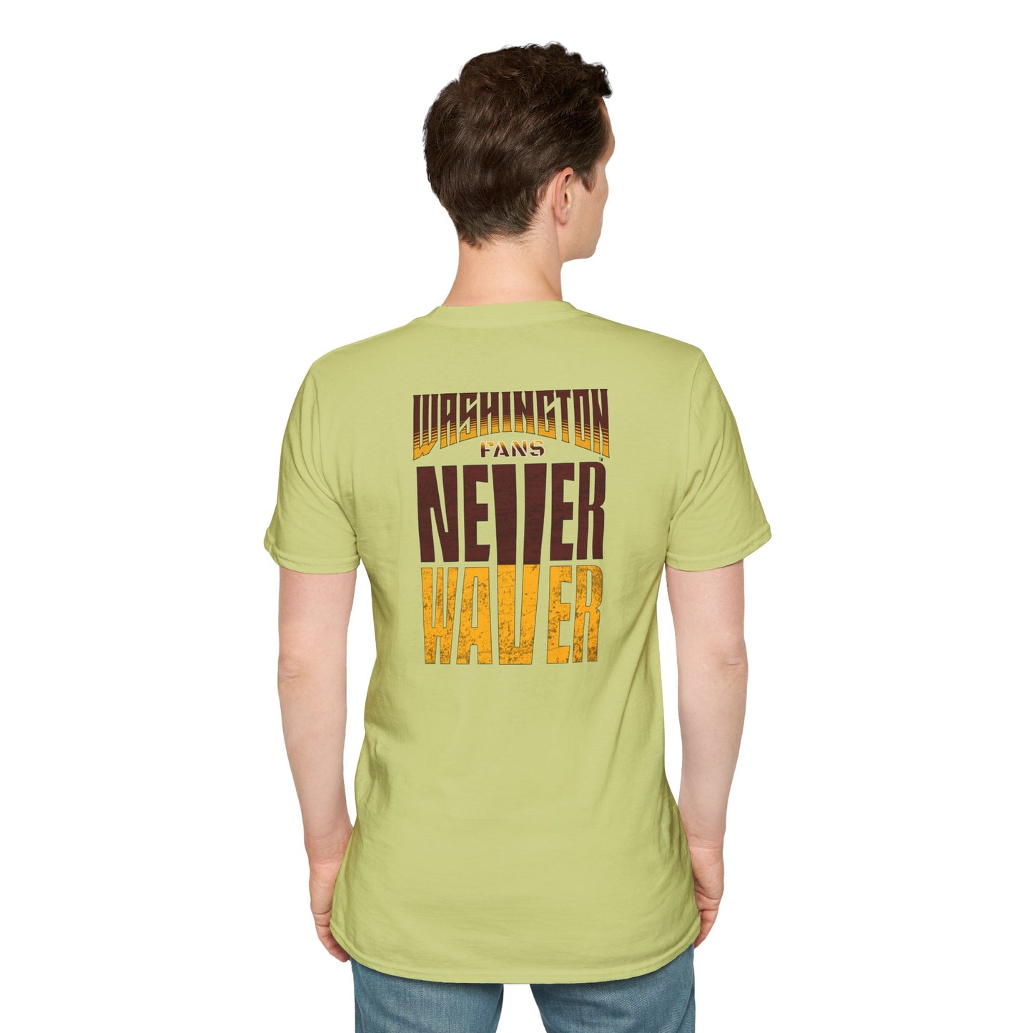 Washington Fans Never Waver Unisex Softstyle T-Shirt